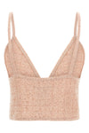knitted wool blend top