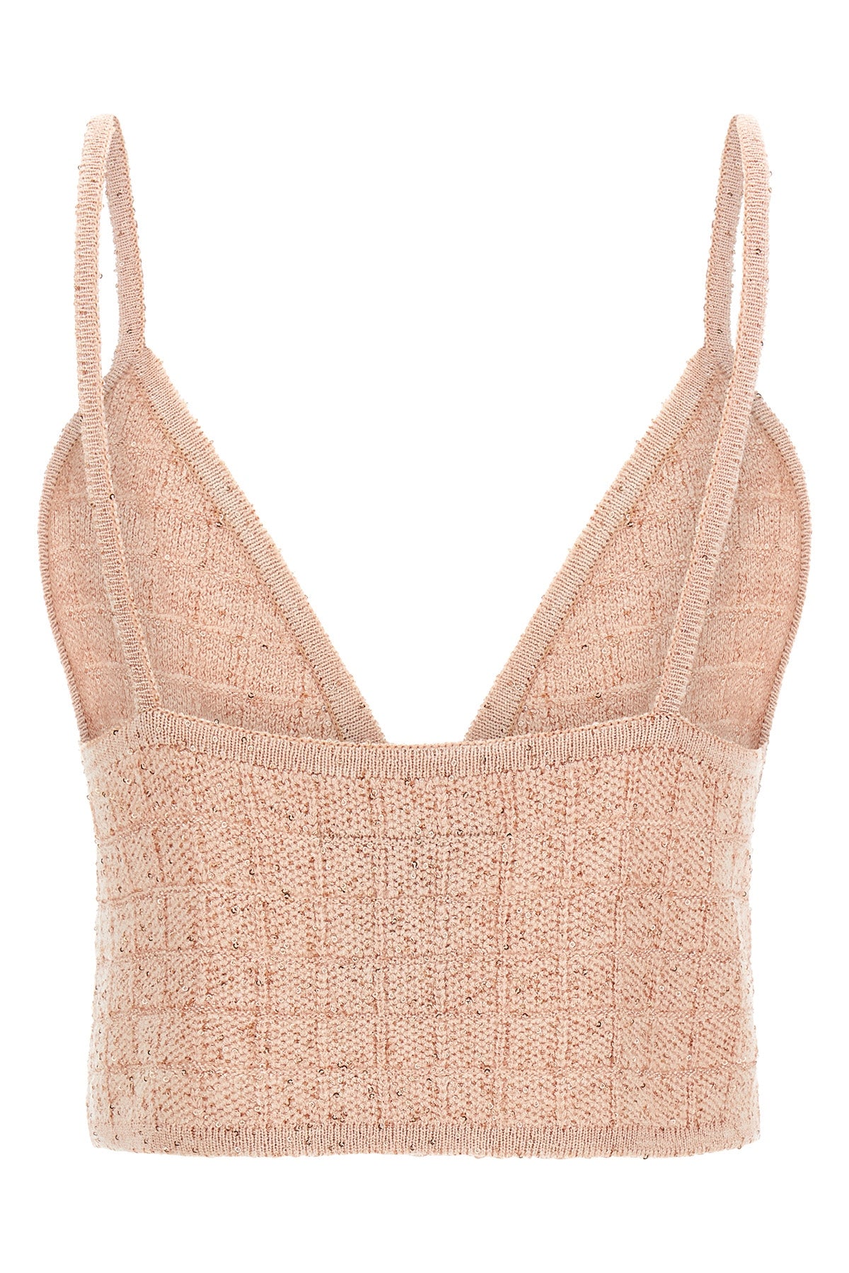 knitted wool blend top