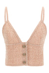 knitted wool blend top