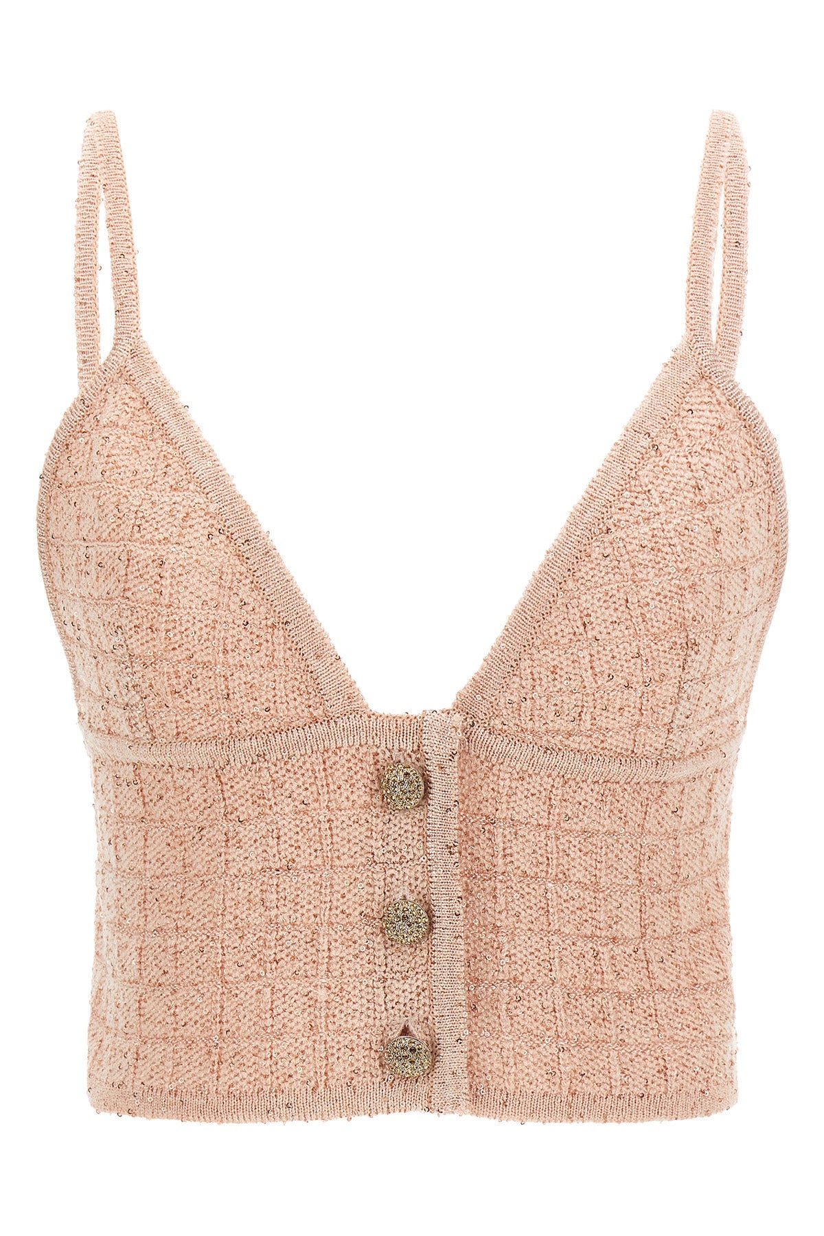 knitted wool blend top