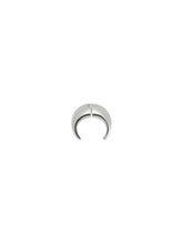MARINE SERRE OS regenerated moon stud earring