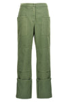 facella heavy drill trousers of garment-dyed cotton