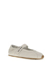 plume suede ballerinas