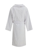 DOLCE & GABBANA L cotton terry jacquard bathrobe 