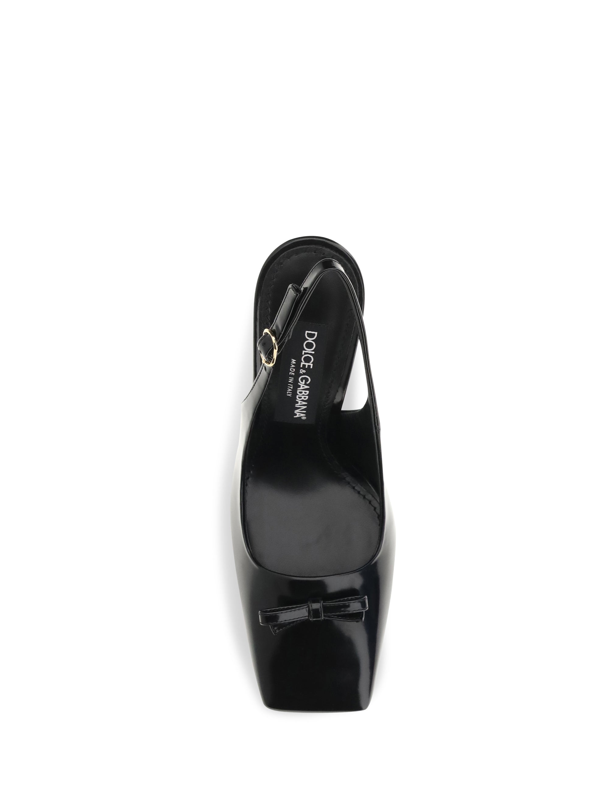 leather slingback pumps