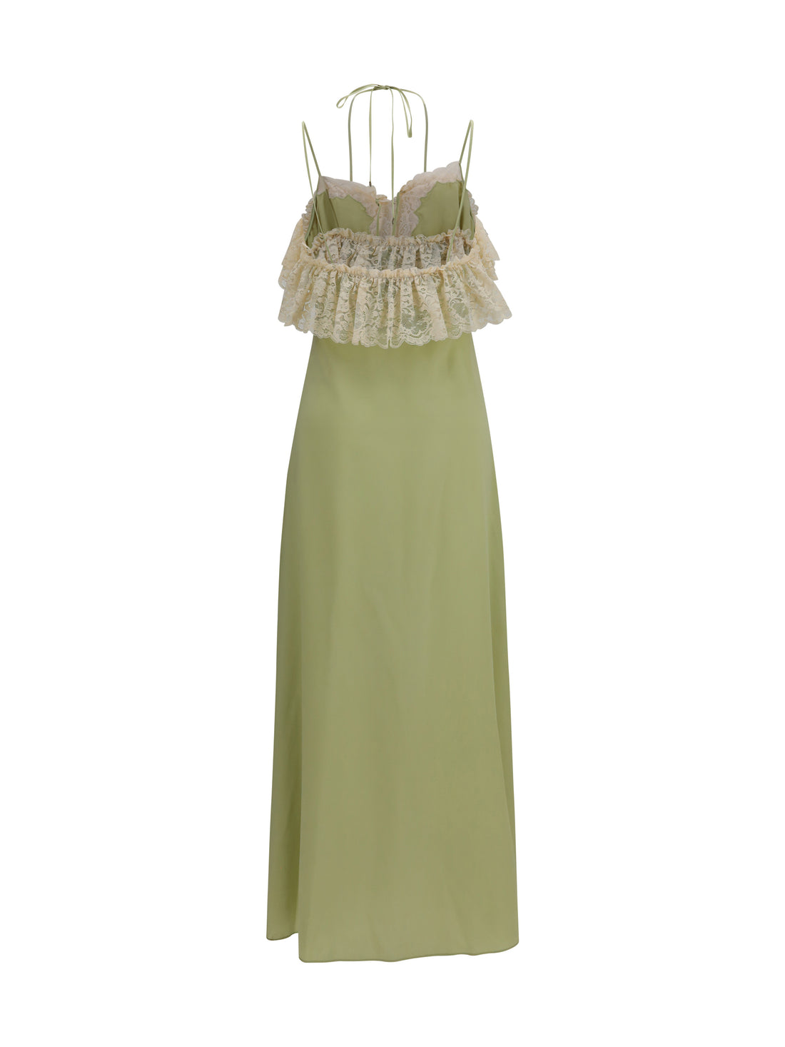 CHLOÉ 36 silk dress with lace details