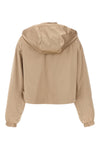tech silk anorak crop model