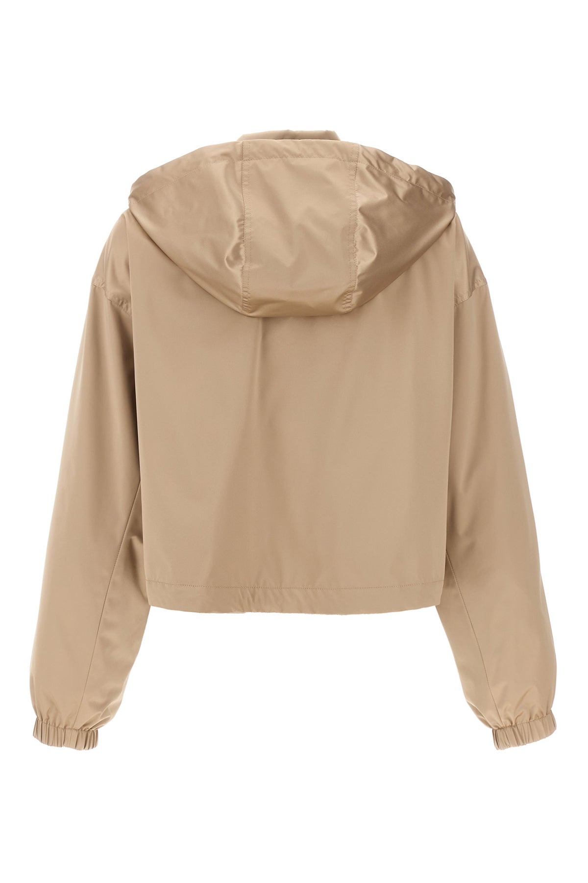tech silk anorak crop model