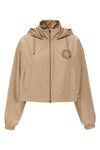 tech silk anorak crop model
