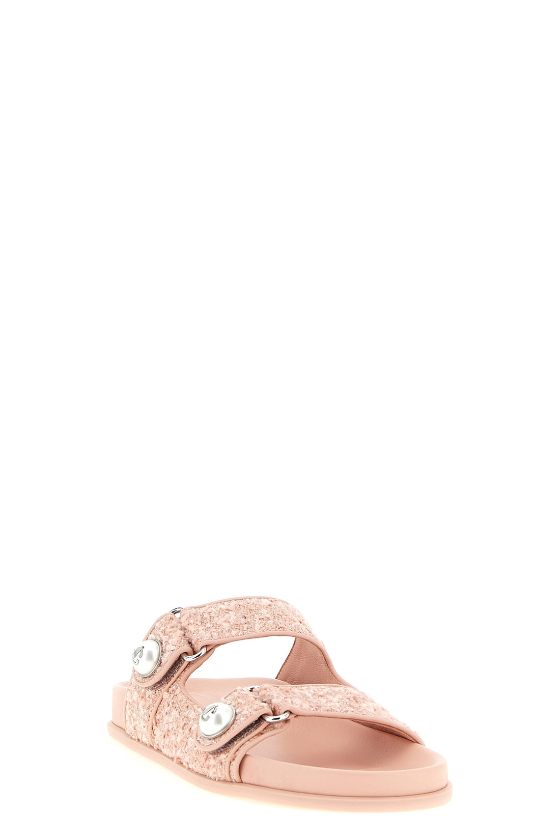 JIMMY CHOO 35 fayence tweed sandals