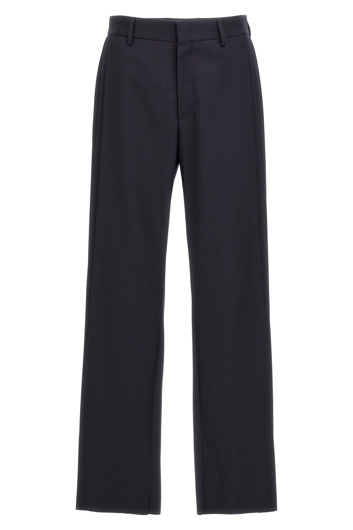 wool crêpe blend pants