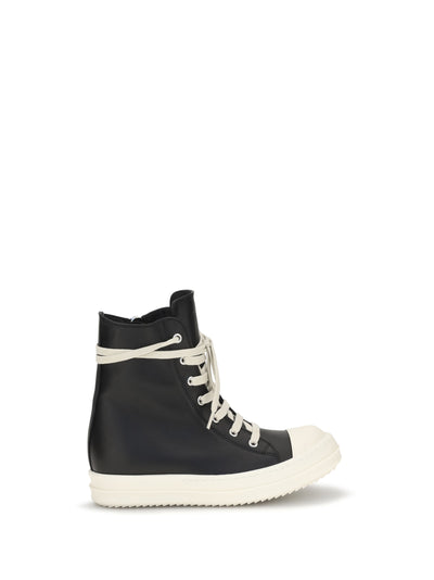 leather sneakers