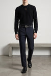 wool canvas trousers