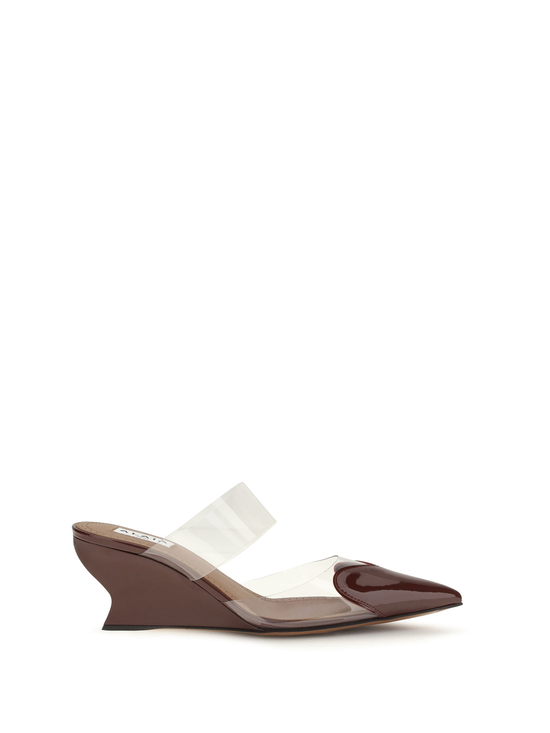 ALAIA 37 le coeur patent leather mules