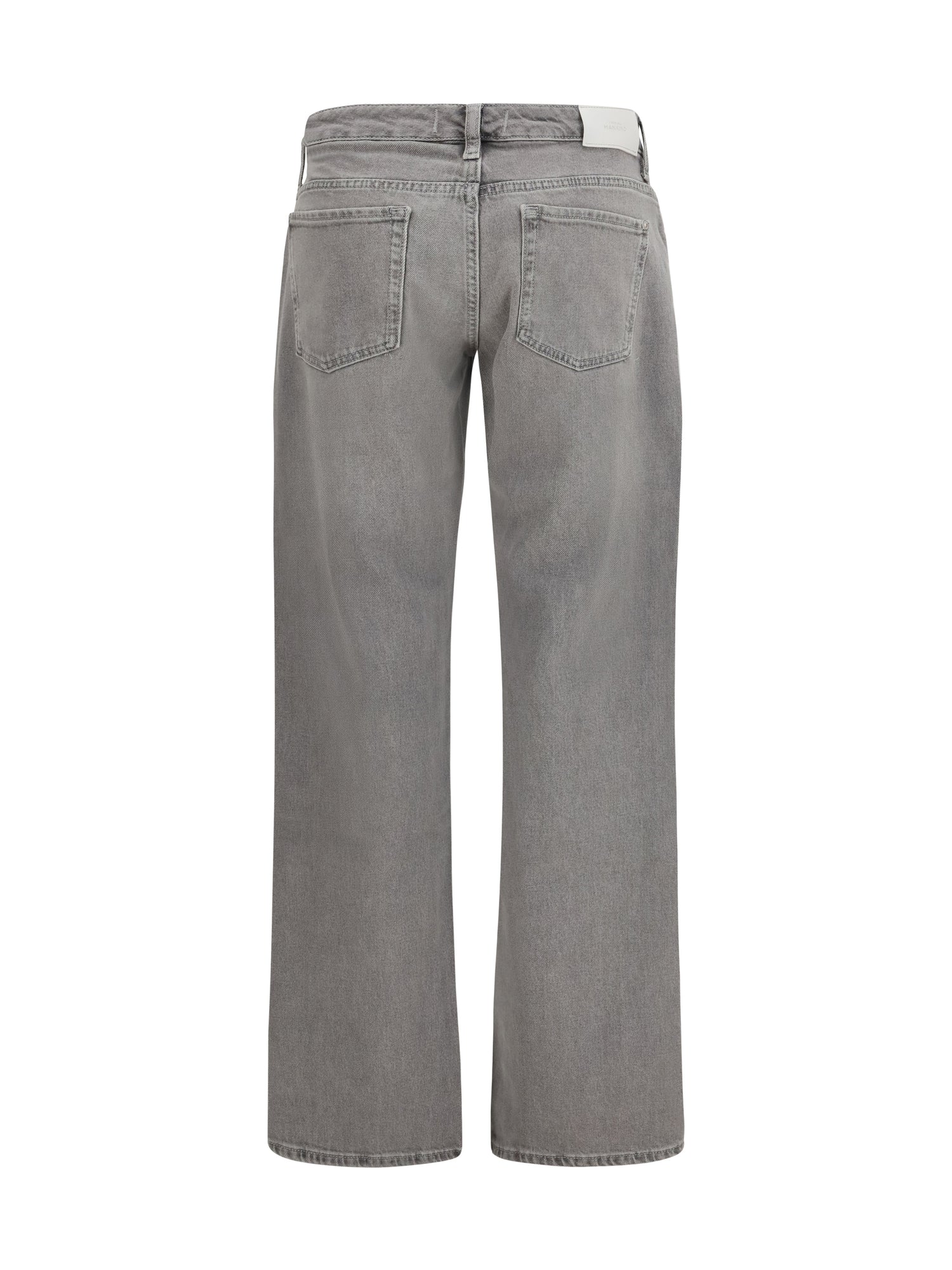 7FOR 25 low-rise straight jeans