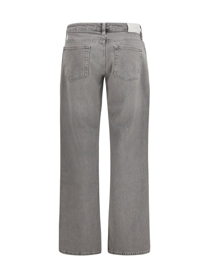 7FOR 25 low-rise straight jeans