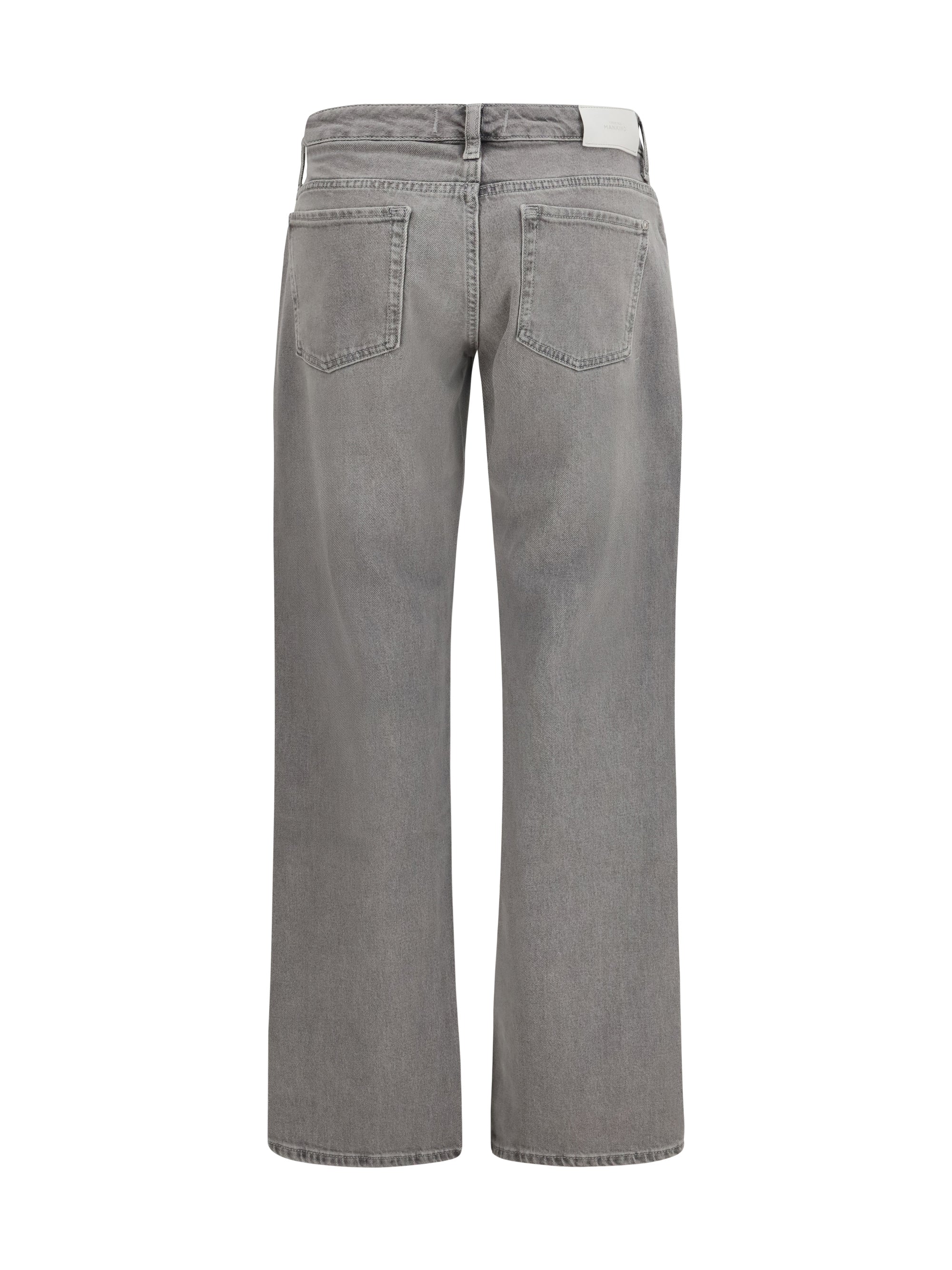 low-rise straight jeans