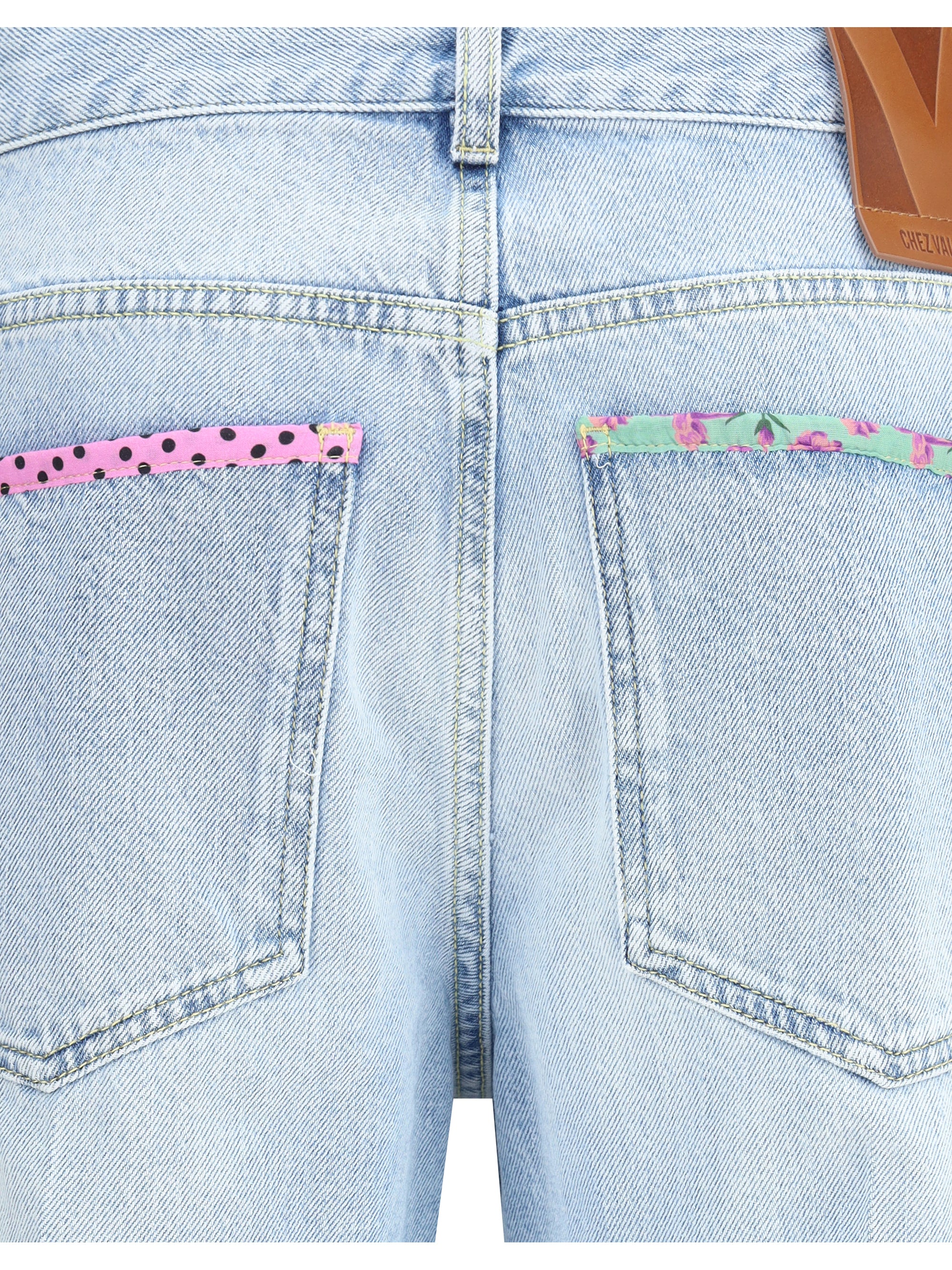 VALENTINO 27 floral edge jeans