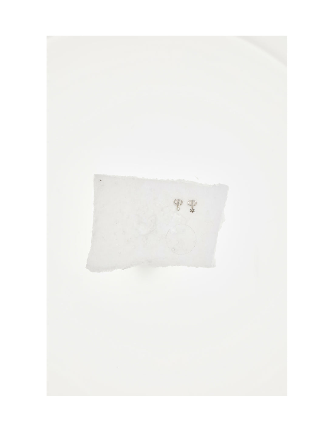 DIOR OS petit cd stud earrings