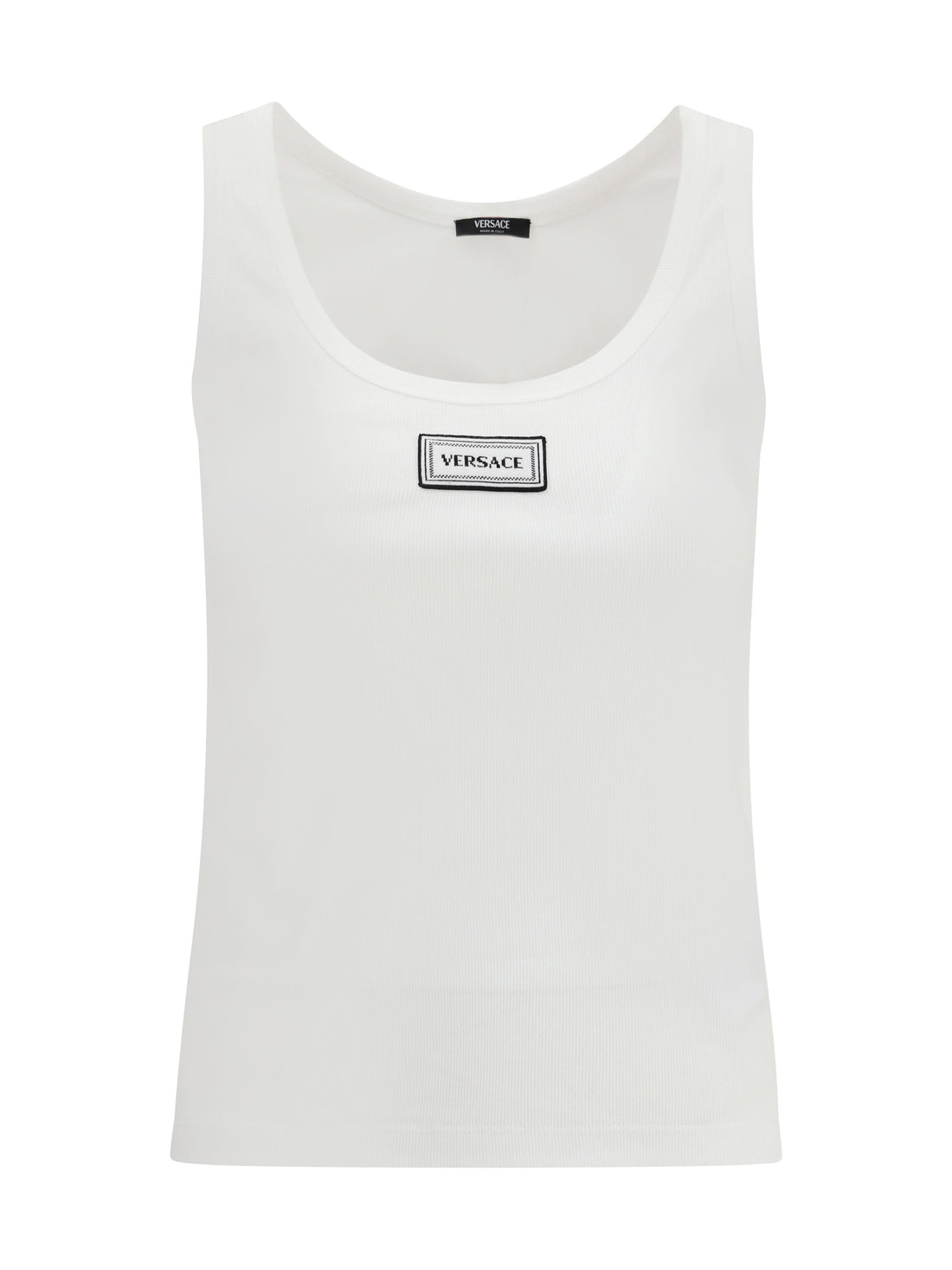 VERSACE 38 tank top in cotton rib stretch