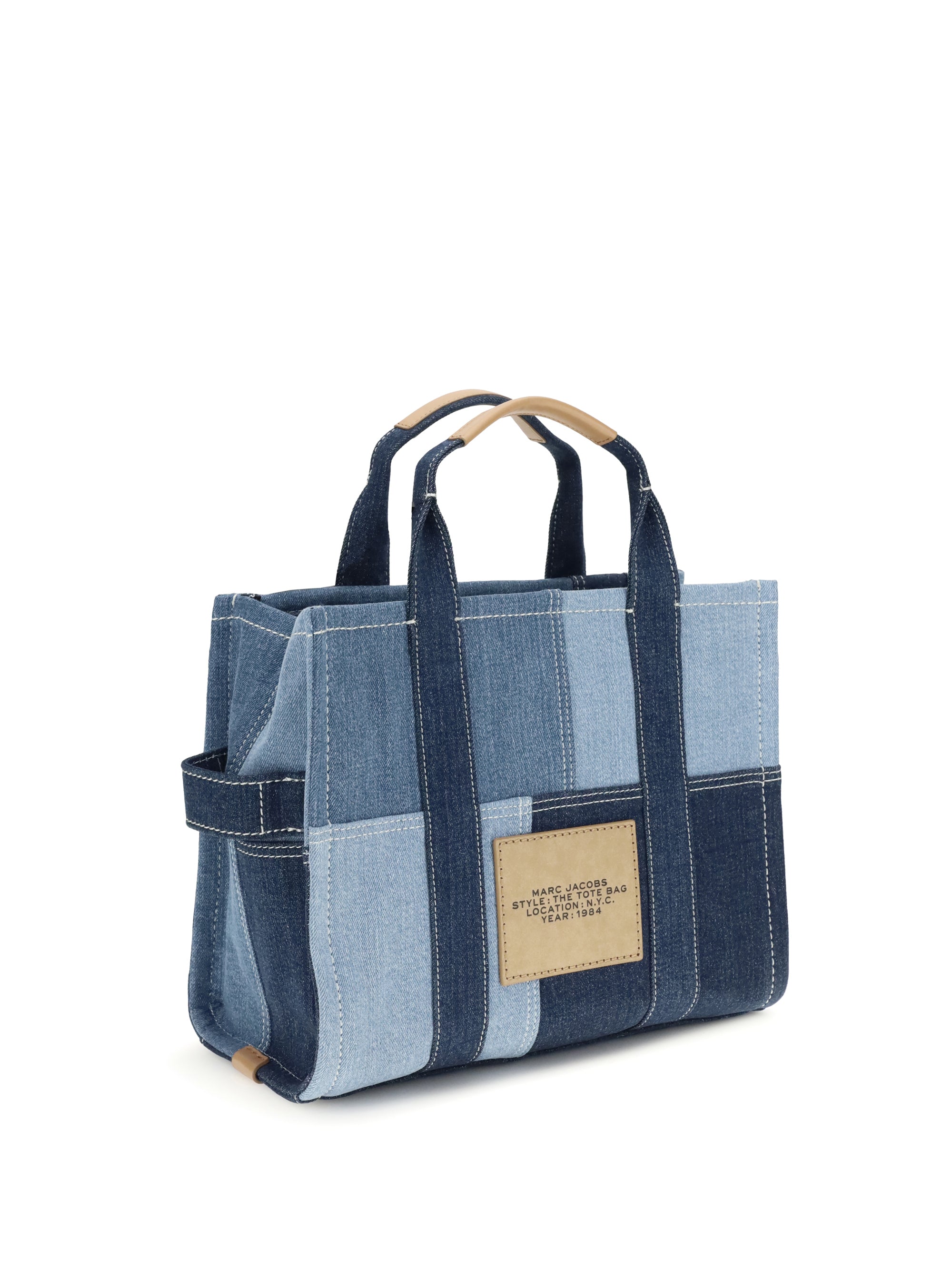 medium denim tote bag