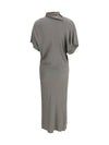 asymmetric midi dress