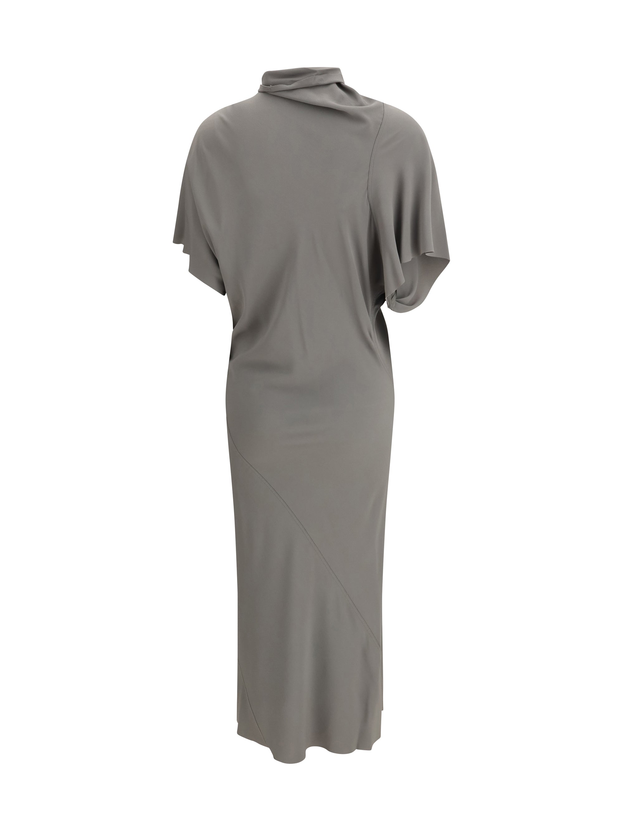 asymmetric midi dress