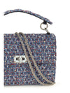 rockstud spike tweed handbag