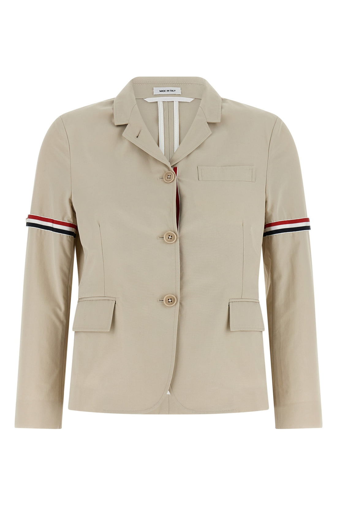 THOM BROWNE 40 classic sport anti-crease cotton blazer