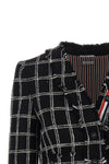 the thom browne cardigan jacket reinterprets the codes of tailoring through a cr