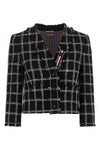 the thom browne cardigan jacket reinterprets the codes of tailoring through a cr