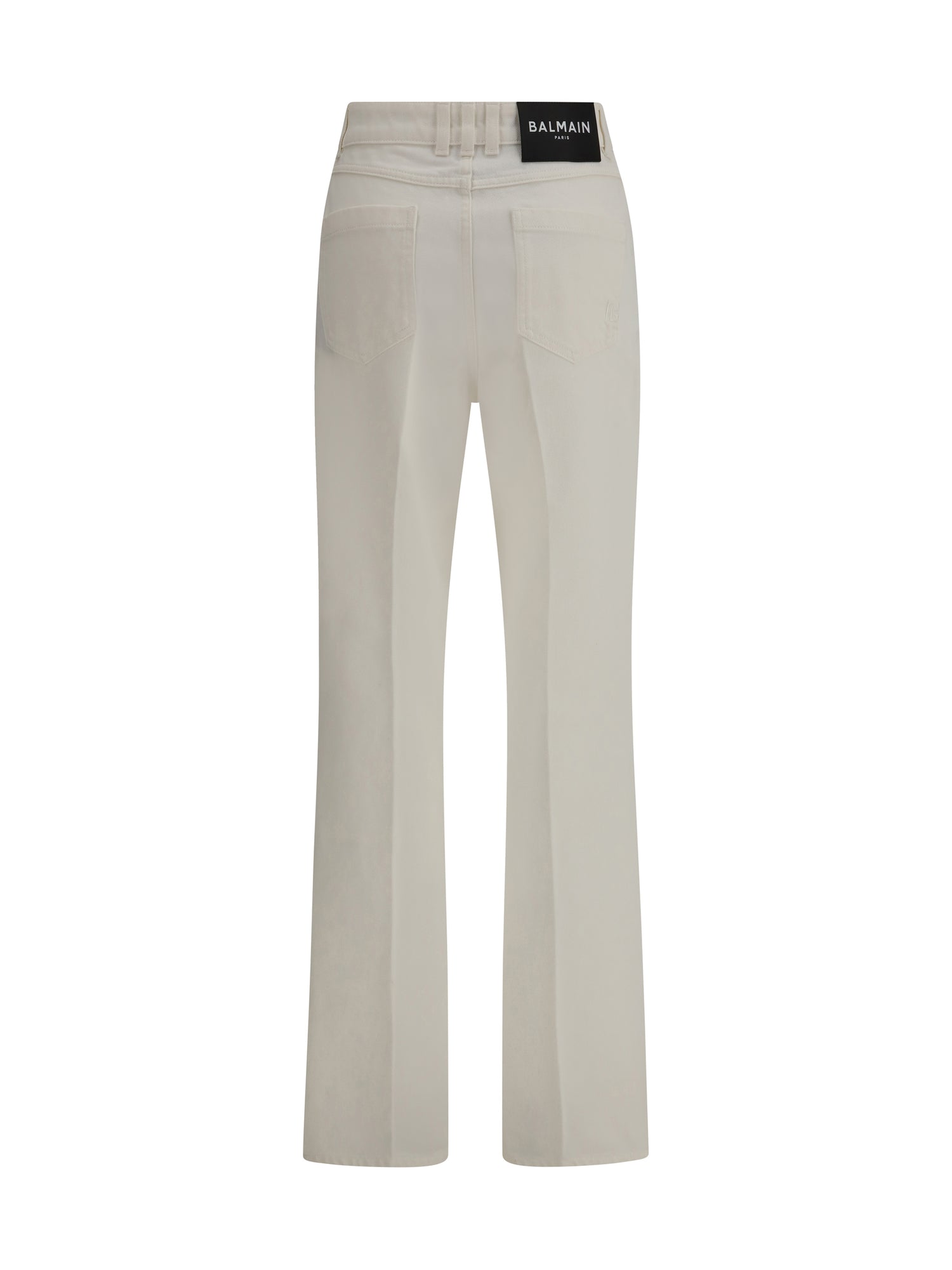 BALMAIN 36 straight-leg denim jeans