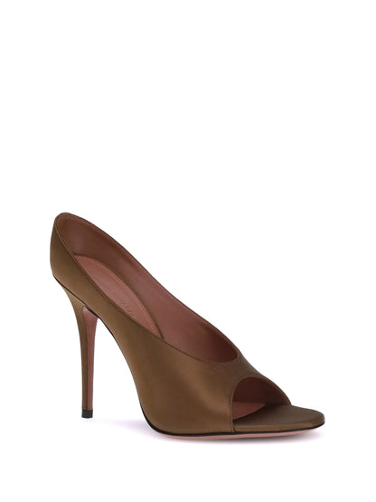 AMINA MUADDI 38 anok satin sandals