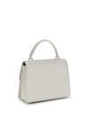 shiny leather love one top mini handbag