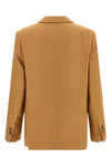 single-breasted wool blazer