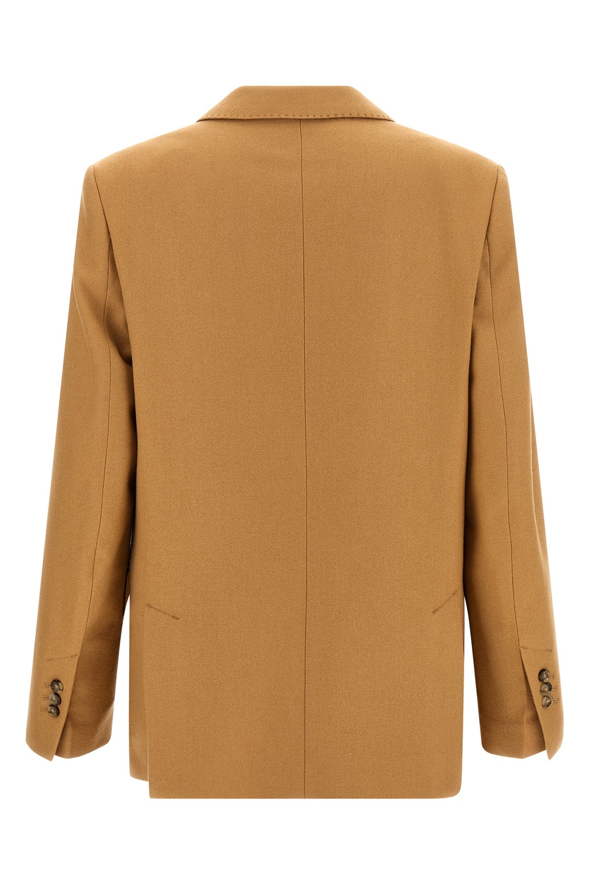 single-breasted wool blazer