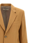 single-breasted wool blazer