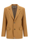 single-breasted wool blazer