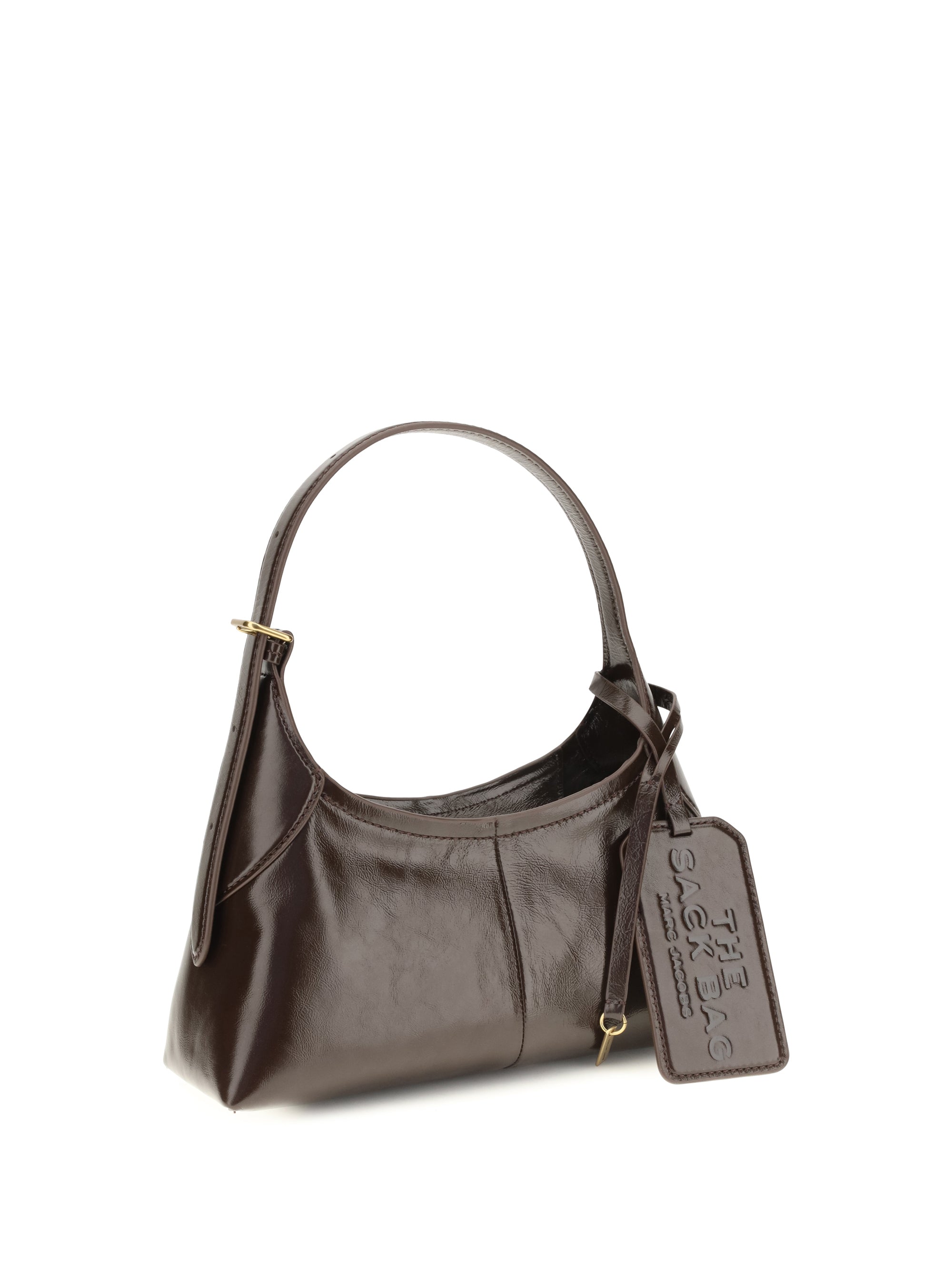 small belted sack shoulder bag