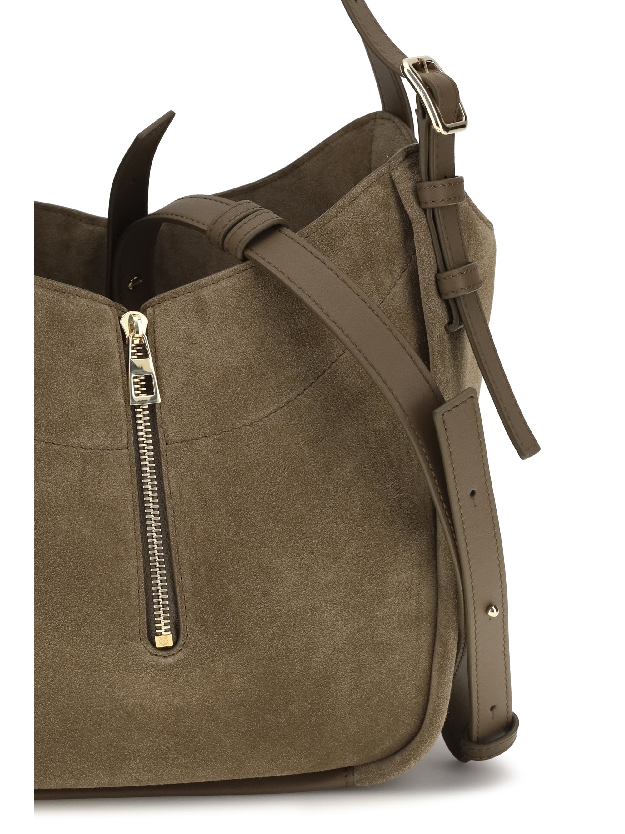 hammock flip suede handbag