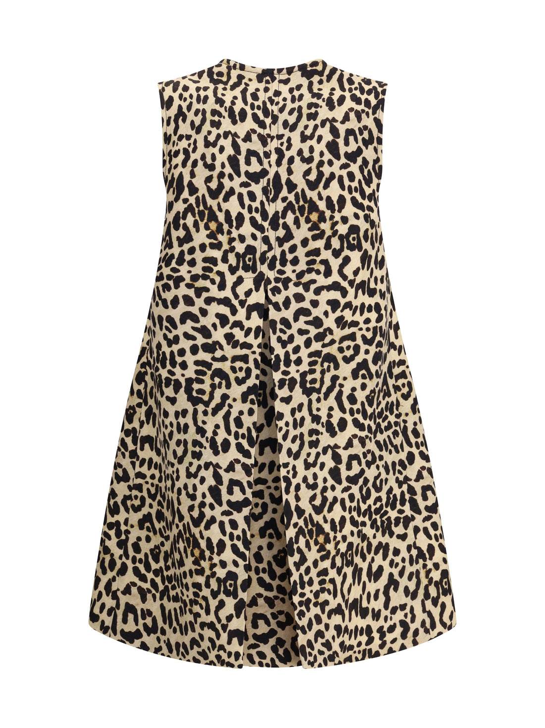 VALENTINO 40 leopard-print long vest