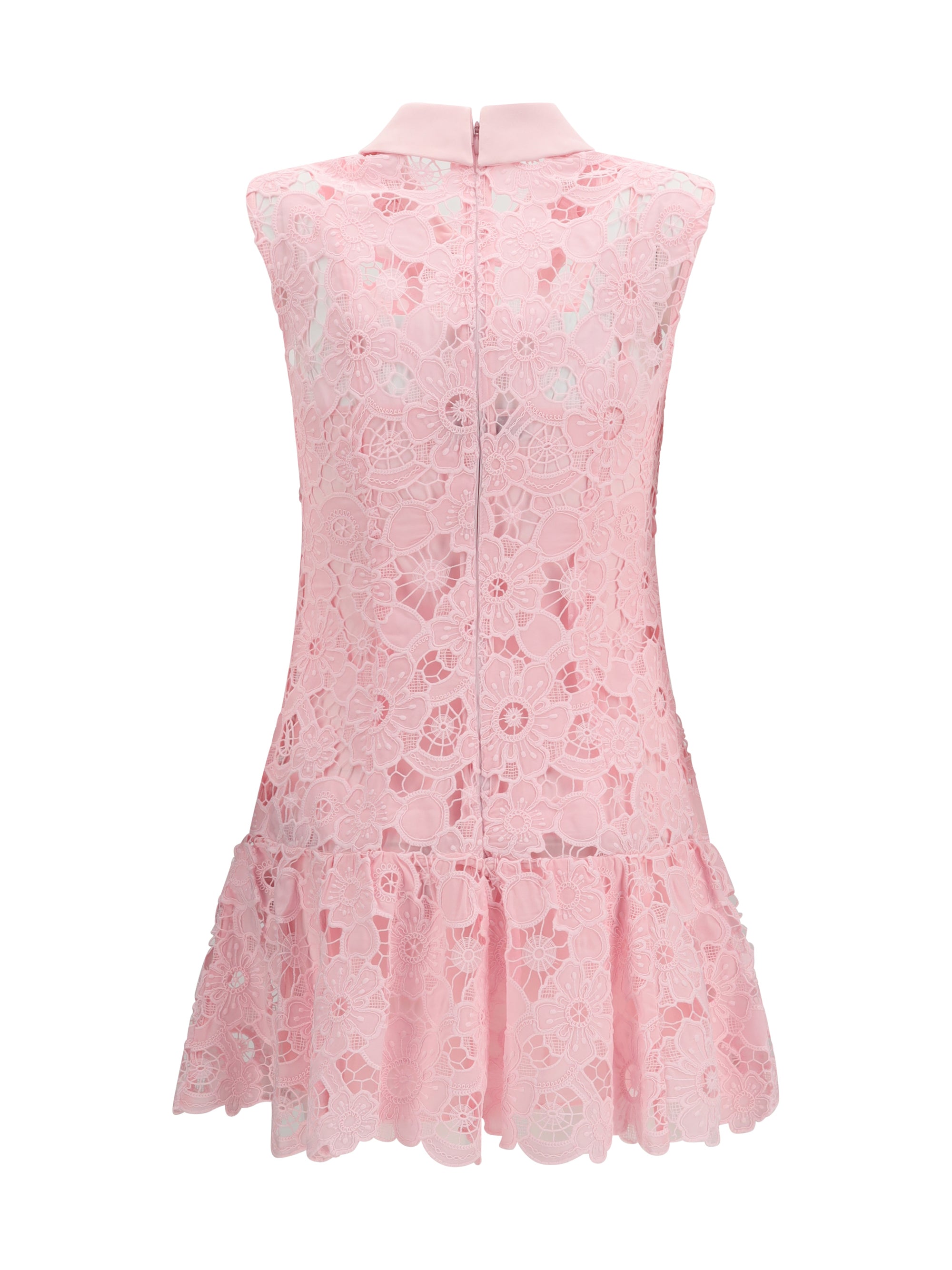 guipure mini dress