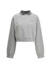 MIU MIU M embroidered logo sweater