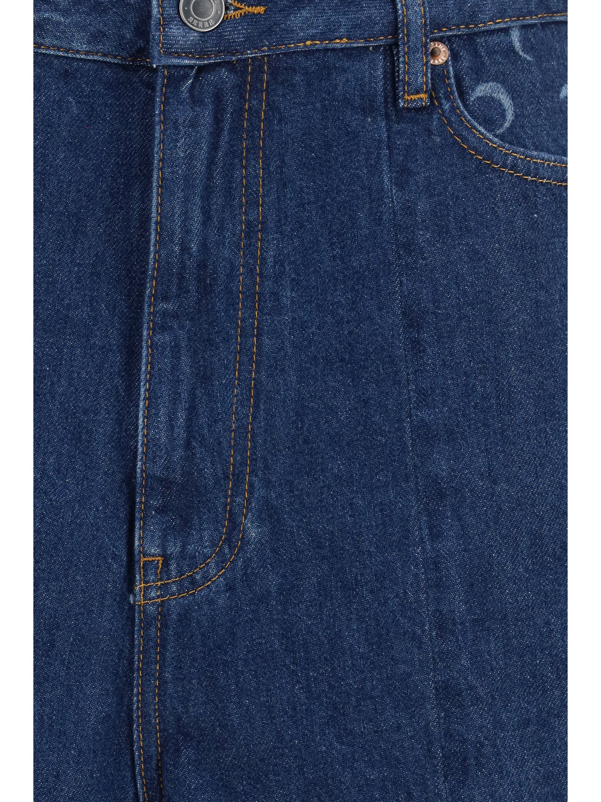 high-waisted denim shorts