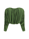 draped jersey top