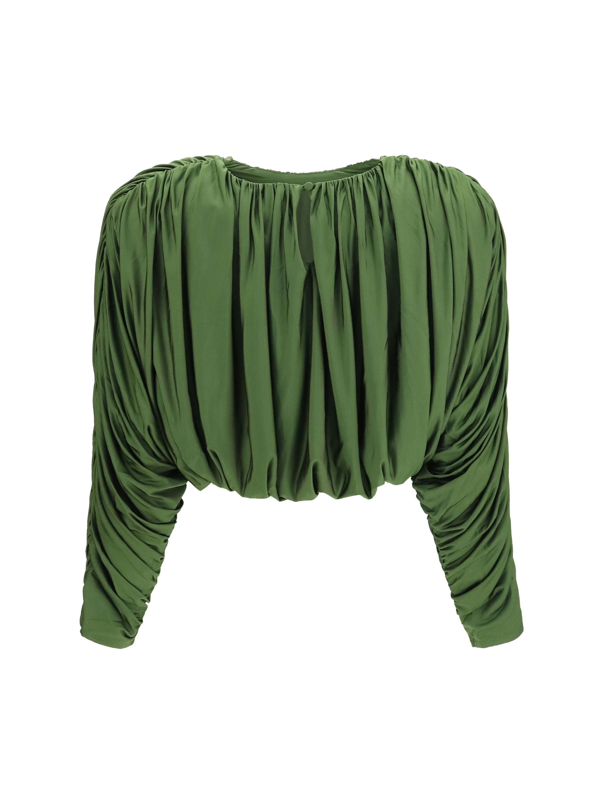 draped jersey top