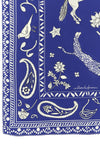 patterned silk scarf