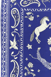 patterned silk scarf