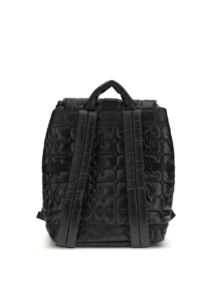 GANNI OS re-tech quilted backpack