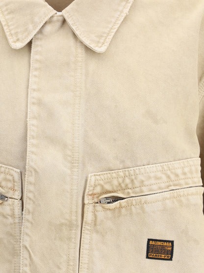 BALENCIAGA 36 workwear crop jacket